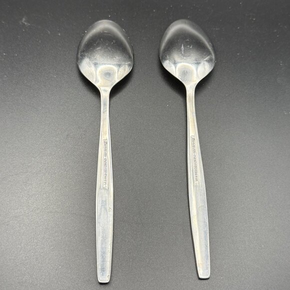 Northland Stainless Korea Rendezvous Floral Pattern 2 Teaspoons 6.5" - Picture 2 of 4
